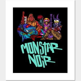 Monstar Noir group Posters and Art